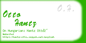 otto hantz business card